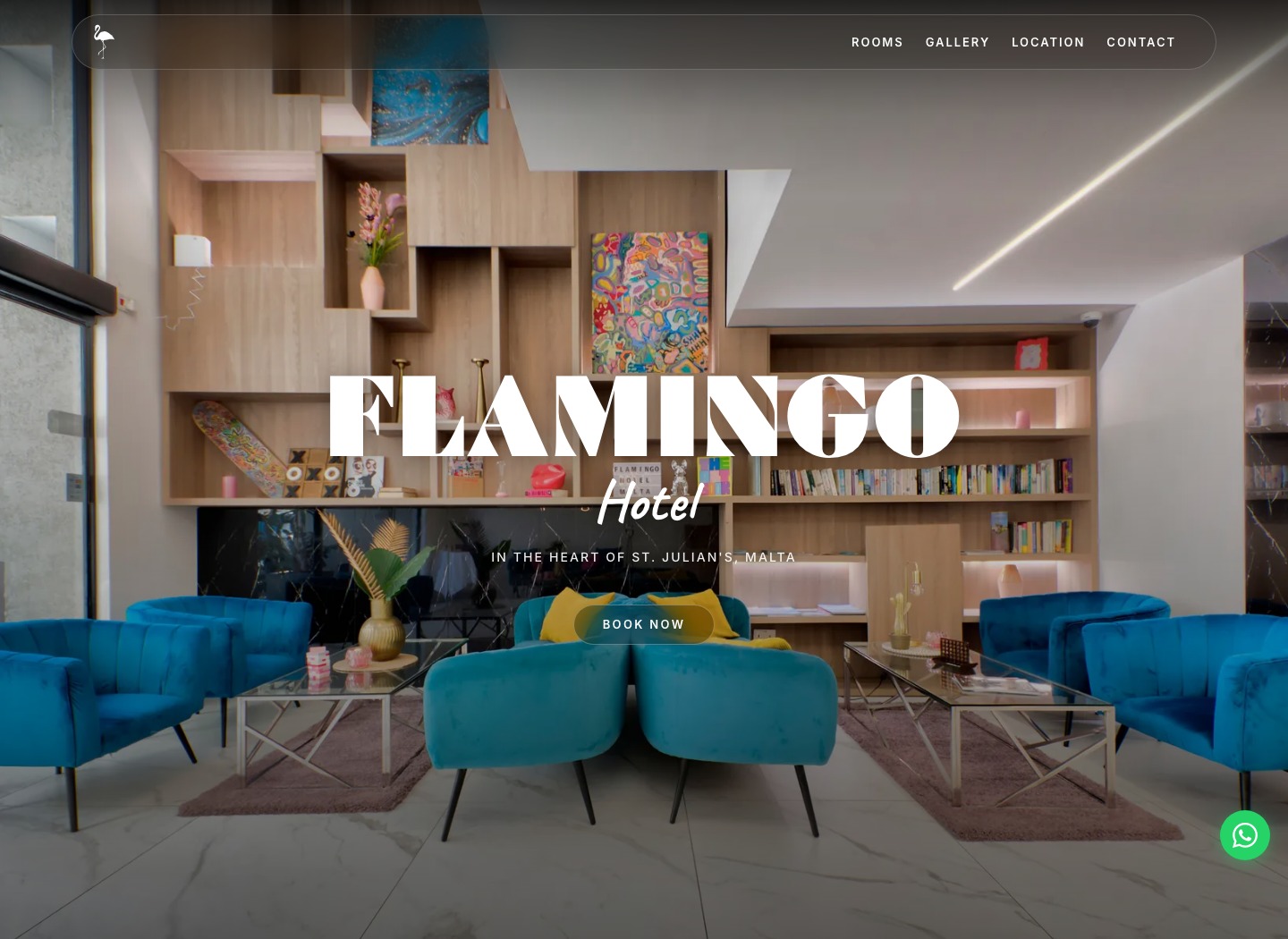 Flamingo Hotel website homepage
